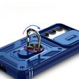 Husă blindată pentru Samsung Galaxy S23, CamShield Slide, albastru
