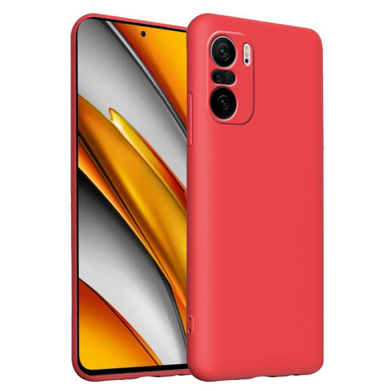 Husa pentru Xiaomi Mi 11i / POCO F3, Silicone Lite, roșu