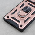 Husă blindată pentru Motorola Edge 40, CamShield Slide, roz rose gold