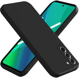 Husa pentru Samsung Galaxy S21 FE, Silicone Lite, negru