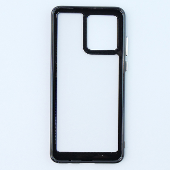 Huse pentru Motorola Moto G84 5G, Fusion Hybrid, transparent / negru