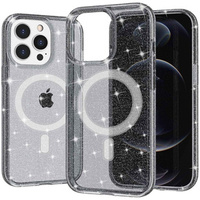 Huse pentru iPhone 14 Pro Max, Dropproof MagSafe Glitter, negru