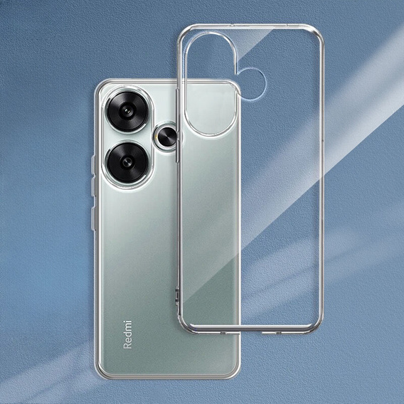 Huse pentru Xiaomi Poco F6, Fusion Hybrid, transparentă
