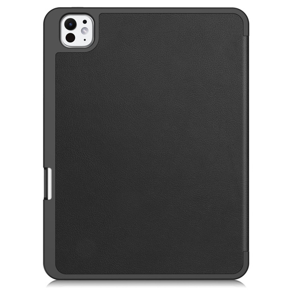 Husă pentru iPad Pro 11" 2024 (5 gen.), Smartcase cu spațiu pentru stylus, negru