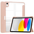 Husă pentru iPad 10.9 2022 10 Gen, Smartcase Hybrid, cu spațiu pentru stylus, roz