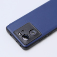 Husă pentru Xiaomi 13T / 13T Pro, cu clapetă Side View, albastru