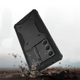 Husa pentru Samsung Galaxy A55, ERBORD Rugged Case, negru (două rame)