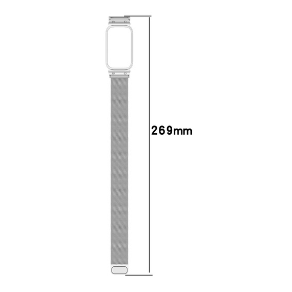 Brățară milaneză pentru Samsung Galaxy Fit 3, negru