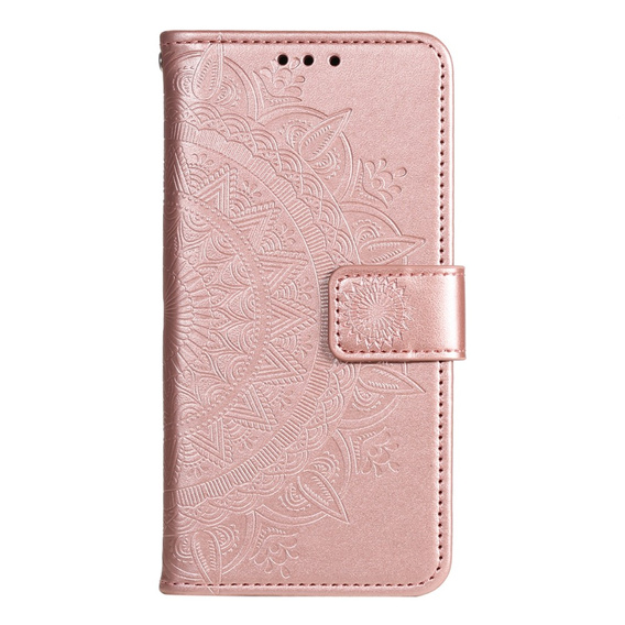 Cu clapetă pentru Xiaomi Redmi A3, Mandala, roz