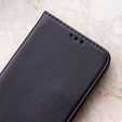Cu clapetă pentru Oppo Reno 11F 5G, Smart Magnetic, negru + sticlă 9H