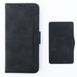 Cu clapetă pentru Motorola Moto G54 5G, Card Slot, negru