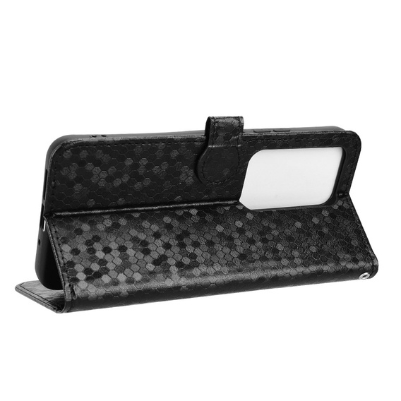 Carcasă Flap pentru Xiaomi Redmi 15 5G / 4G, Wallet Rhombus, negru