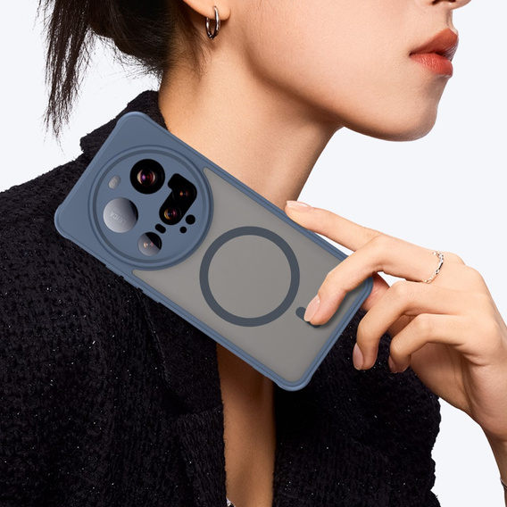Husă pentru Xiaomi 15 Ultra, pentru MagSafe, ERBORD Matt Case, albastru