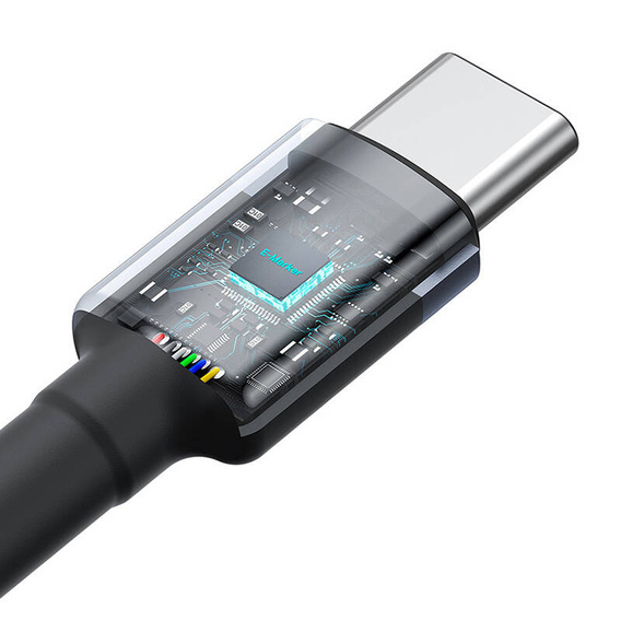 Baseus Cafule USB-C la USB-C 100W cablu 1m - set de 2 bucăți