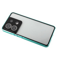 Husa pentru Xiaomi Redmi Note 13 Pro 5G, Magnetic Dual Glass, verde