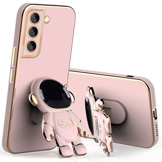 Huse pentru Samsung Galaxy S22 5G, Astronaut, roz