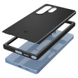 Carcasa Spigen pentru Samsung Galaxy S25 Ultra, Thin Fit Mag, negru + sticlă temperată 9H