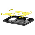 Carcasa Spigen pentru iPhone 16 Pro, Tough Armor Mag MagSafe, negru + 9H Tempered Glass