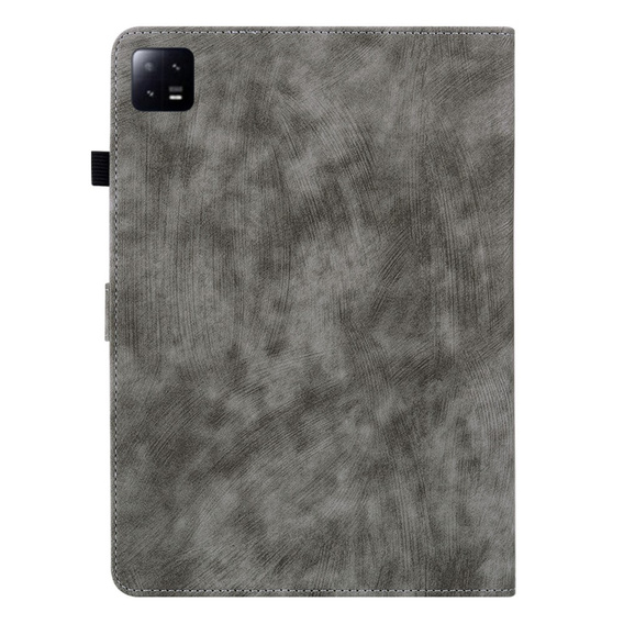 Huse pentru Xiaomi Pad 6, Wallet Pen Slot, gri