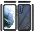 Carcasă pentru Samsung Galaxy S21 FE, Shockproof, cu folie, albastru