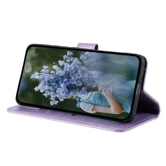 Cu clapetă pentru OnePlus 12 5G, Mandala, violet