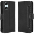 Cu clapetă pentru Sony Xperia 10 VI, Card Slot, negru