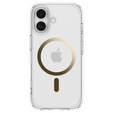 Carcasă Spigen pentru iPhone 17, Ultra Hybrid MagSafe, transparentă / aurie