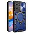 Husă blindată pentru Infinix Hot 40i, CamShield Slide, albastru