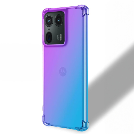 Husa pentru Motorola Edge 50 Ultra, Gradient Dropproof, Violet / albastru