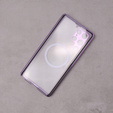 Carcasa Magnetic Dual Glass MagSafe pentru Samsung Galaxy S22 Ultra, violet