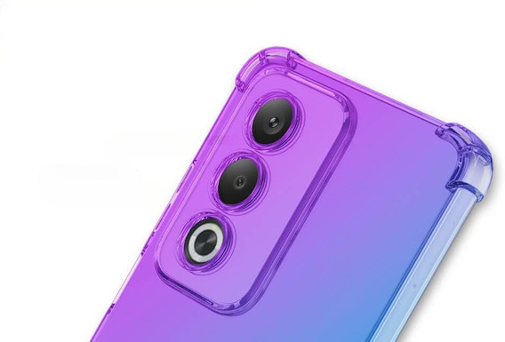 Husa pentru Oppo A80, Gradient Dropproof, Violet / albastru