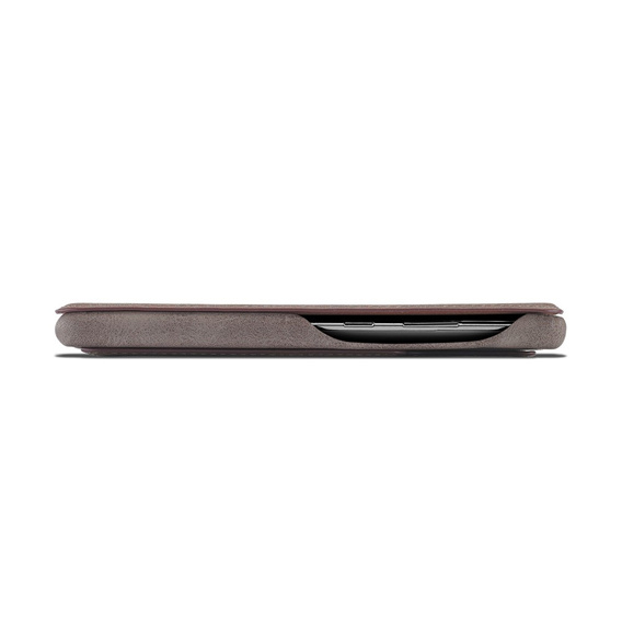 Cu clapetă pentru Samsung Galaxy A52 5G / 4G, LC.IMEEKE, gri