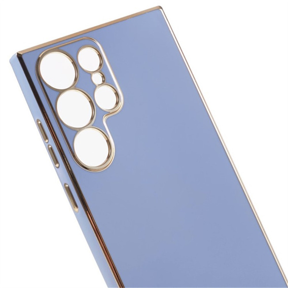 Husă pentru Samsung Galaxy S24 Ultra, Glamour CamShield, albastru