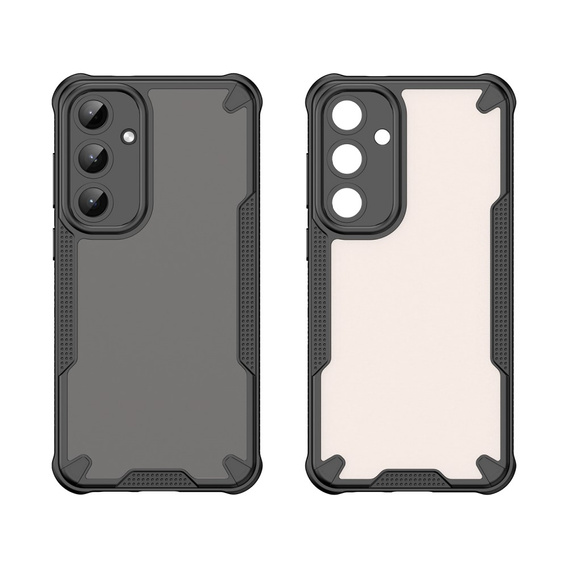 Husă pentru Samsung Galaxy S25+ Plus, Armor Frosted Case, negru