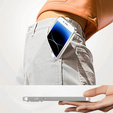 Husă pentru iPhone 7 / 8, Electro MagSafe, de argint + Sticlă pentru ecran