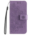 Cu clapetă pentru Samsung Galaxy A53 5G, Mandala Flower, violet