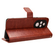 Cu clapetă pentru Honor 200 Pro 5G, Crazy Horse Wallet, maro