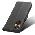 Cu clapetă pentru Oppo Reno8 T 4G, Wallet Smart Magnet, negru