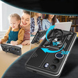 Husă blindată pentru Vivo Y19s, CamShield Slide, negru