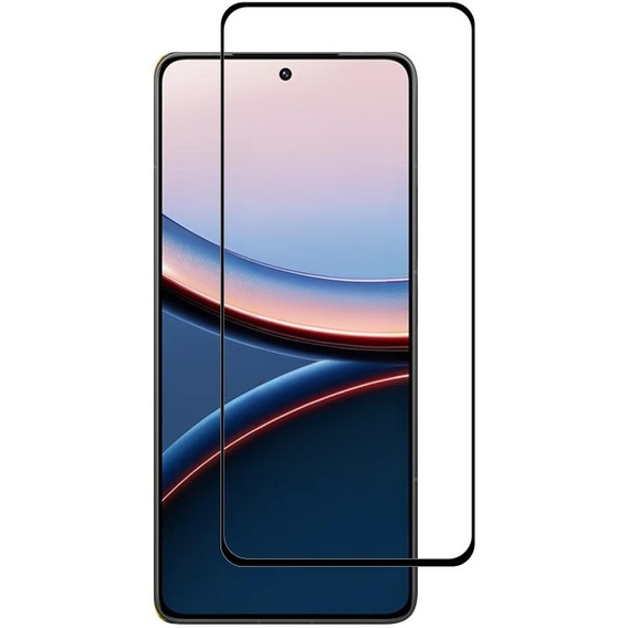 Sticlă călită 3D pentru Xiaomi Poco F7 Ultra, cadru negru