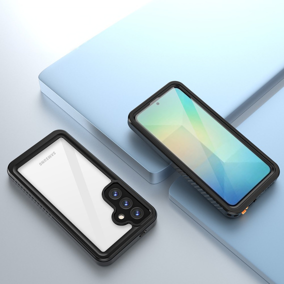 Husă impermeabilă IP68 pentru Samsung Galaxy S25+ Plus, negru