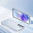 Husă pentru Samsung Galaxy A17 5G, pentru MagSafe, întărită, transparentă