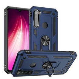 Husă blindată pentru Xiaomi Redmi Note 8T, Nox Case Ring, albastru închis
