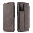 Cu clapetă pentru Samsung Galaxy A52 5G / 4G, LC.IMEEKE, gri