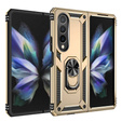 Husă blindată pentru Samsung Galaxy Z Fold 4 5G, Nox Case Ring, de aur