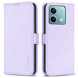 Husa cu clapetă pentru Xiaomi Redmi Note 13 5G, BINFEN Wallet, violet