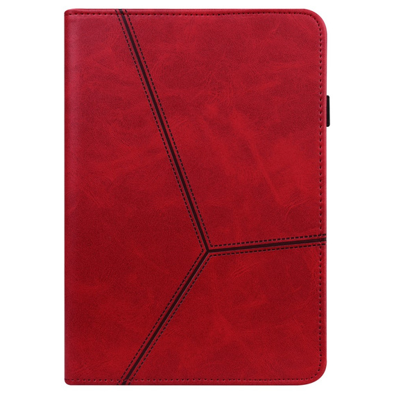 Husă pentru Samsung Galaxy Tab S10 Lite / S10 FE / S9 FE / S9, Classic, cu spațiu pentru stylus, roșu