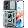 Husă blindată pentru Oppo A38 4G / Oppo A18 4G, CamShield Slide, verde