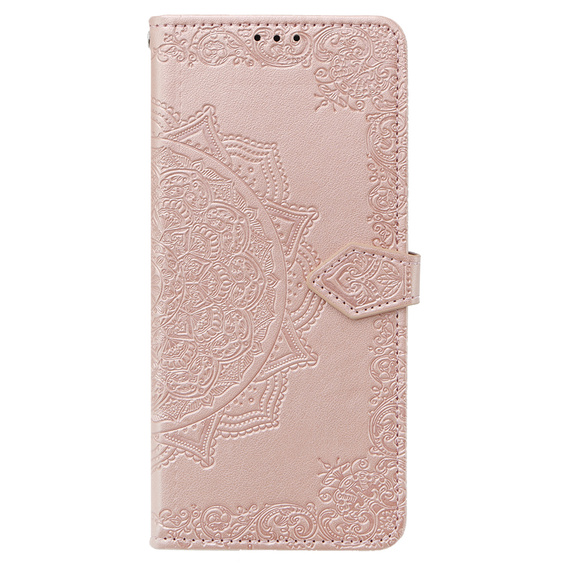 Cu clapetă pentru Oppo A79 5G, Mandala, roz rose gold