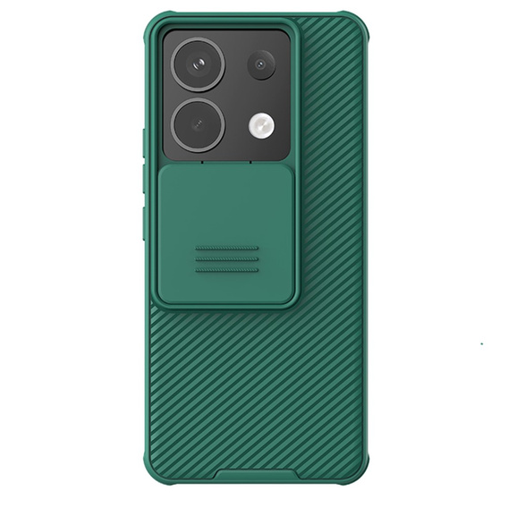 Carcasă blindată Nillkin pentru Xiaomi Redmi Note 13 Pro 5G, CamShield Pro, verde